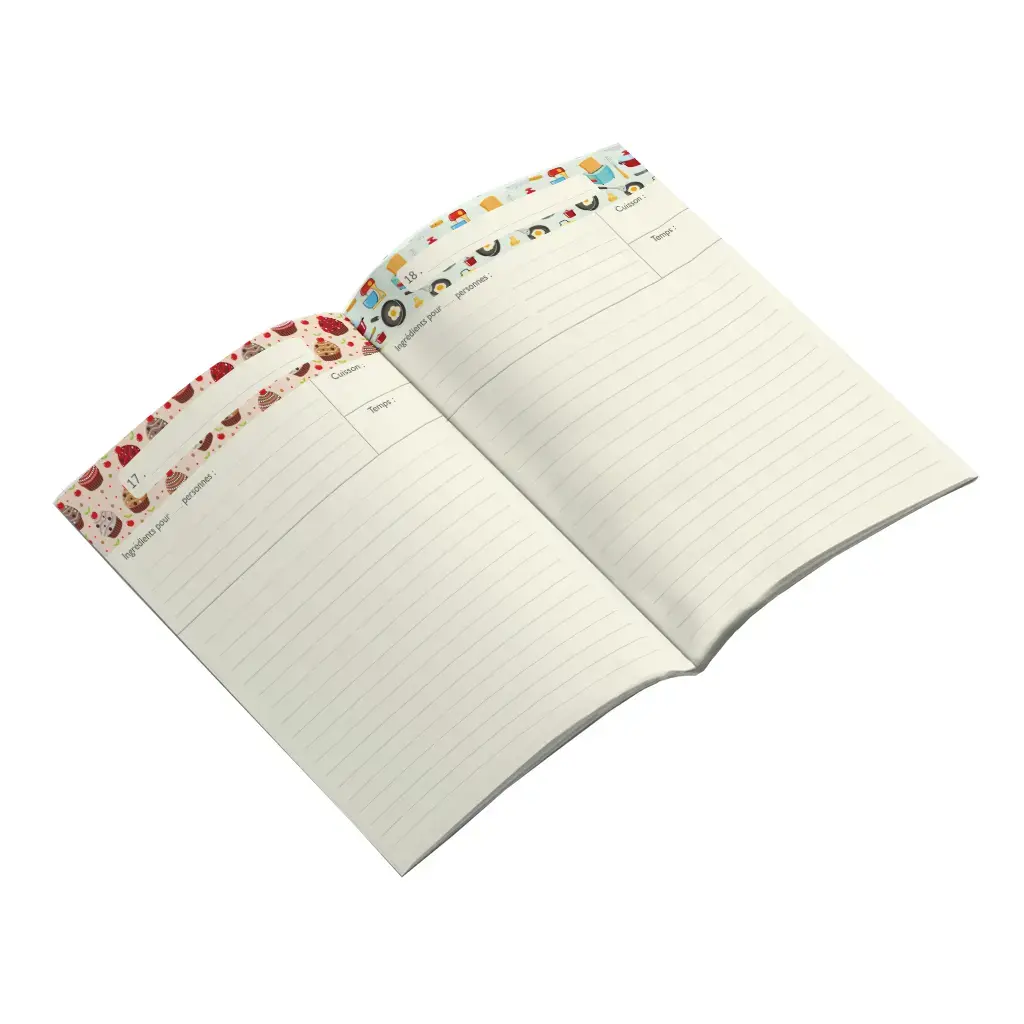 Gt Cahier A Thème 48 Pages 15x21cm - Mes Recettes