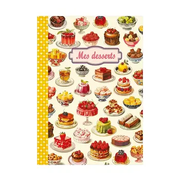 GT CAHIER A THEME 48 PAGES 15 X 21 CM - MES DESSERTS