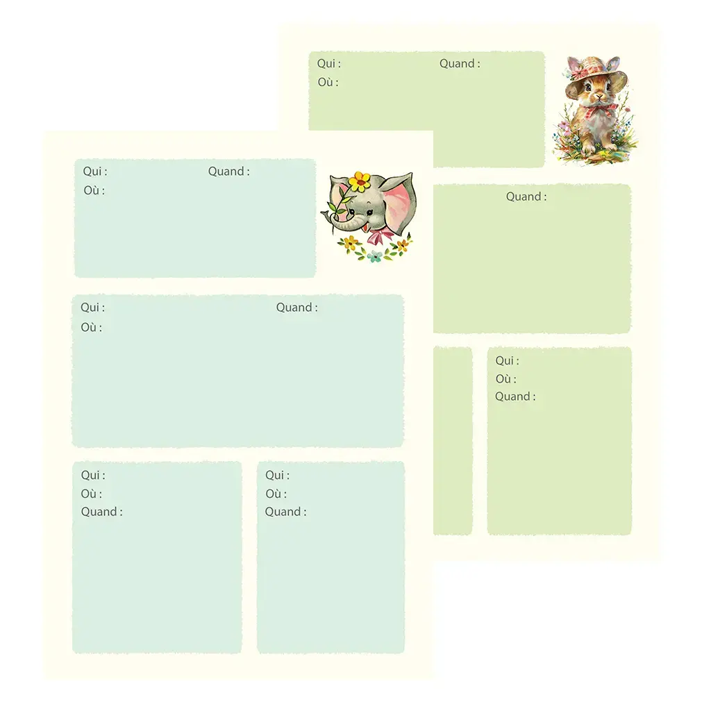 Gt Cahier A Thème 48 Pages 15x21cm - Mots D'Enfants