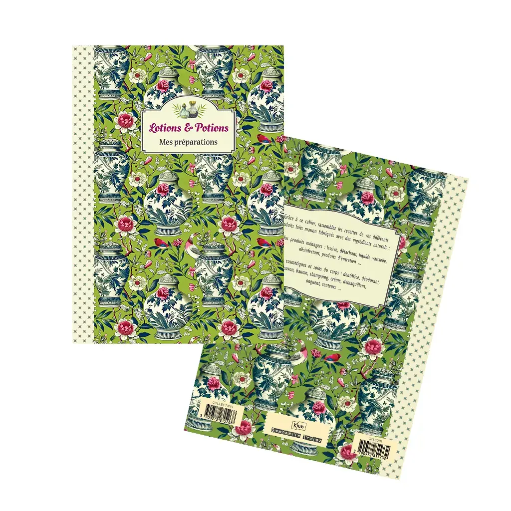 Gt Cahier A Thème 48 Pages 15x21cm - Lotions Et Potions