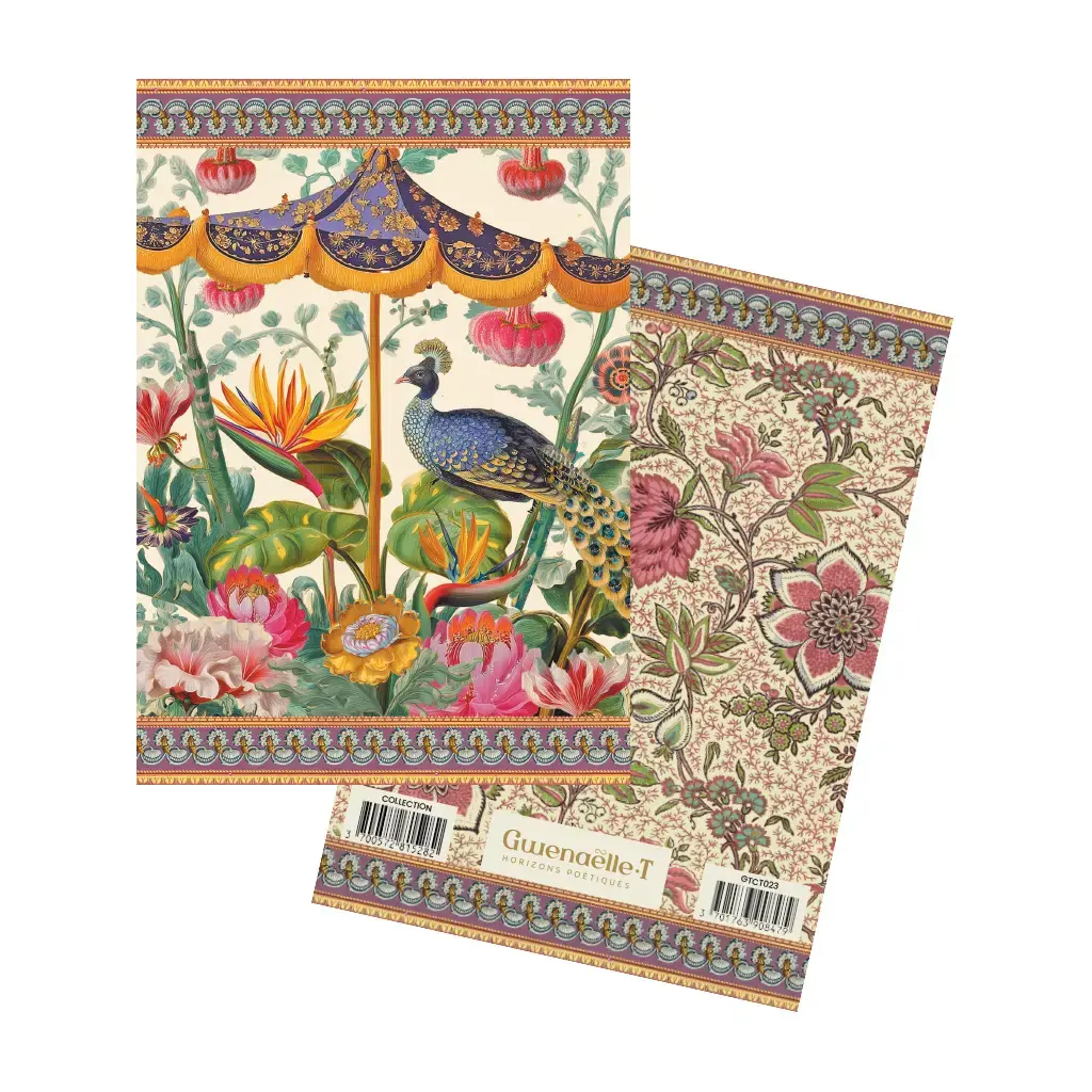Gt Carnet De Notes 48 Pages 10.5 X 15 Cm - Jardins Exotiques