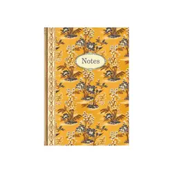 Gt Carnet De Note 48 Pages 10.5 X 15 Cm - Pattern Jaune Fleurs
