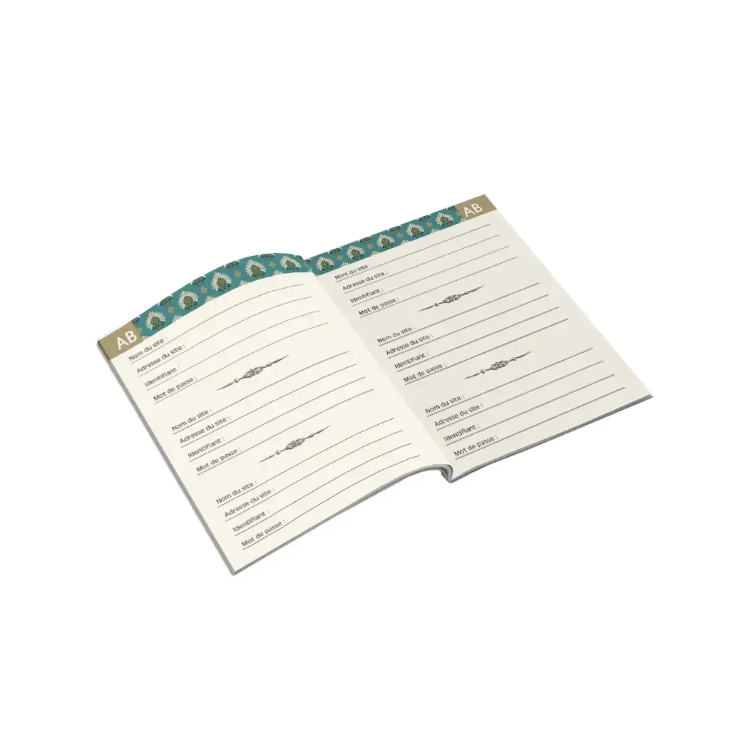 Gt Carnet Mot De Passe 48 Pages 10 X 15 Cm - Chat Siamois