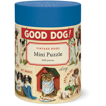 CAVALLINI PAPERS Mini Puzzle 240 Pièces - Dogs. 27 X 35 Cm