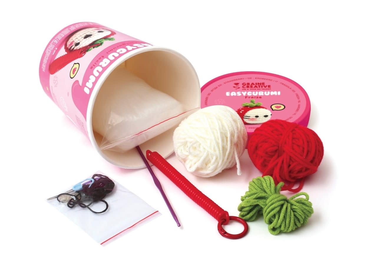 GRAINE CREATIVE Kit Easygurumi Fraise