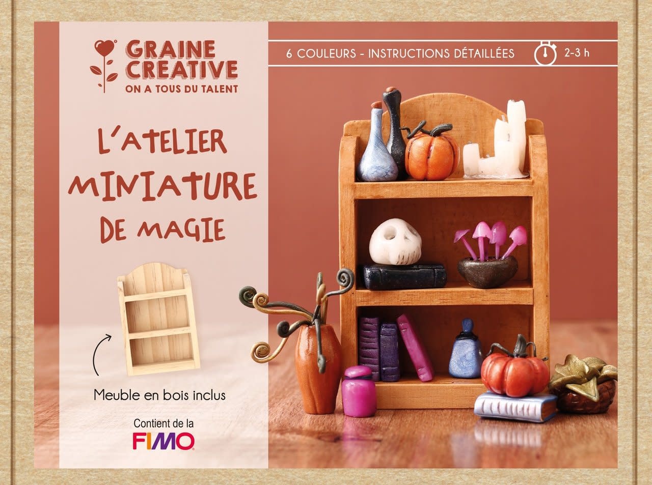 GRAINE CREATIVE Coffret Fimo Miniatures Magie