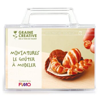 GRAINE CREATIVE Mallette Fimo Miniature Le Gouter