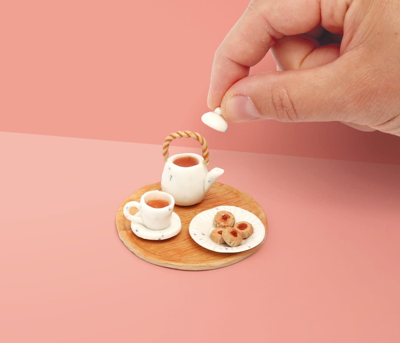 GRAINE CREATIVE Mallette Fimo Miniature Tea Time
