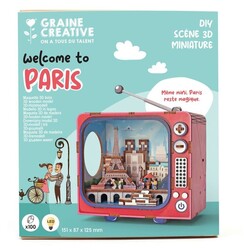 GRAINE CREATIVE Maquette 3D Bois Tv Paris