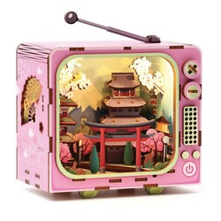 GRAINE CREATIVE Maquette 3D Bois Tv Tokyo