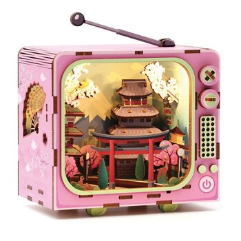 GRAINE CREATIVE Maquette 3D Bois Tv Tokyo