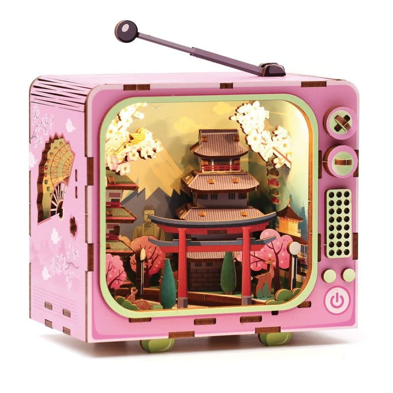 GRAINE CREATIVE Maquette 3D Bois Tv Tokyo