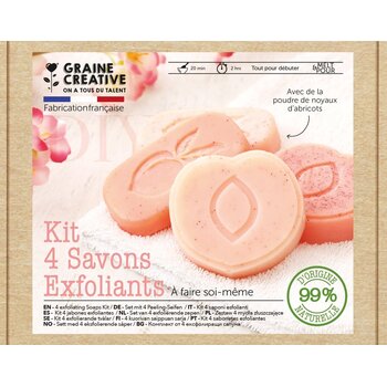 GRAINE CREATIVE Kit Diy Savons Exfoliant Abricot