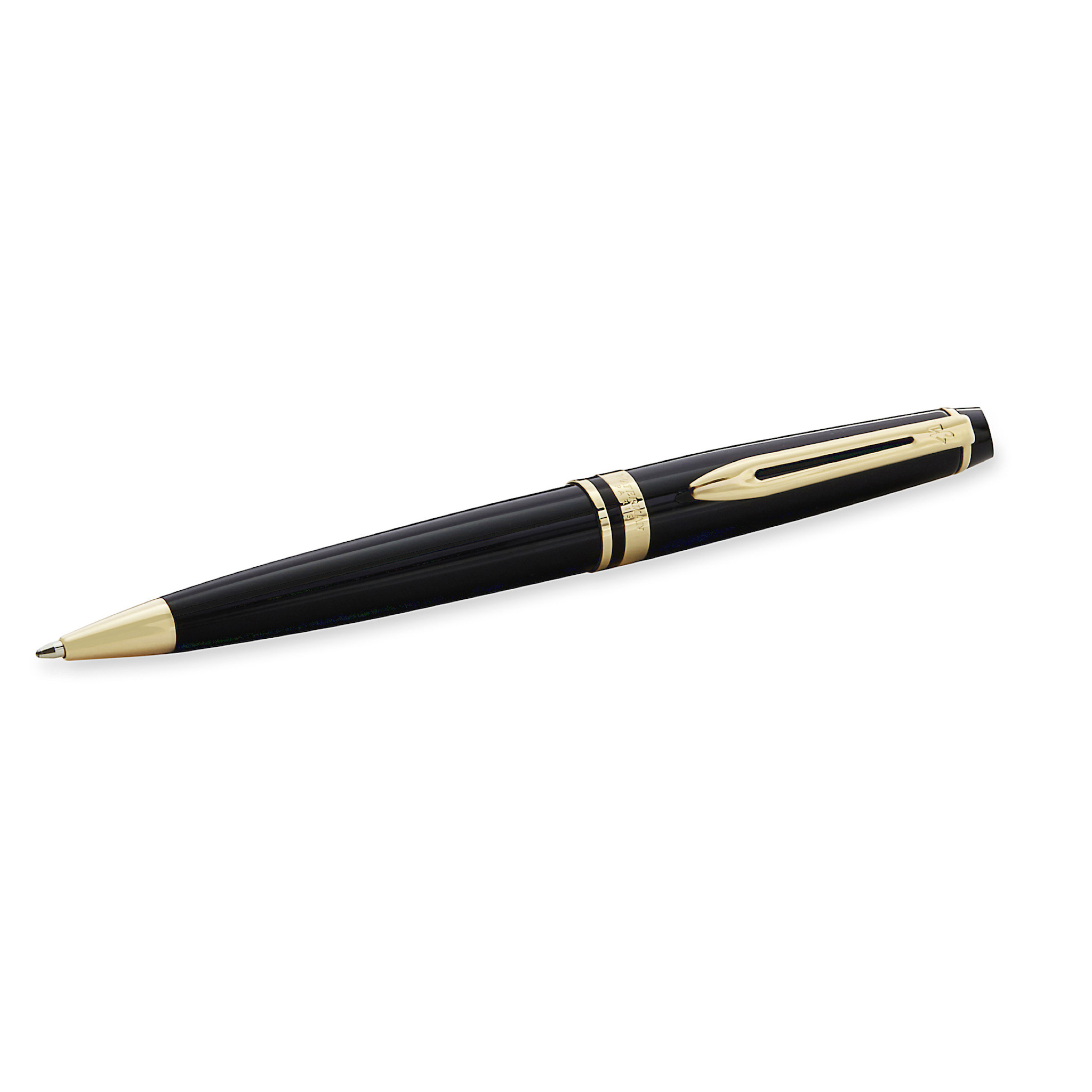 WATERMAN Stylo Bille Expert Laque Noire Gt