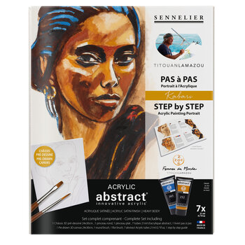 SENNELIER Set découverte Abstract Collaboration Titouan Lamazou portrait Kabari