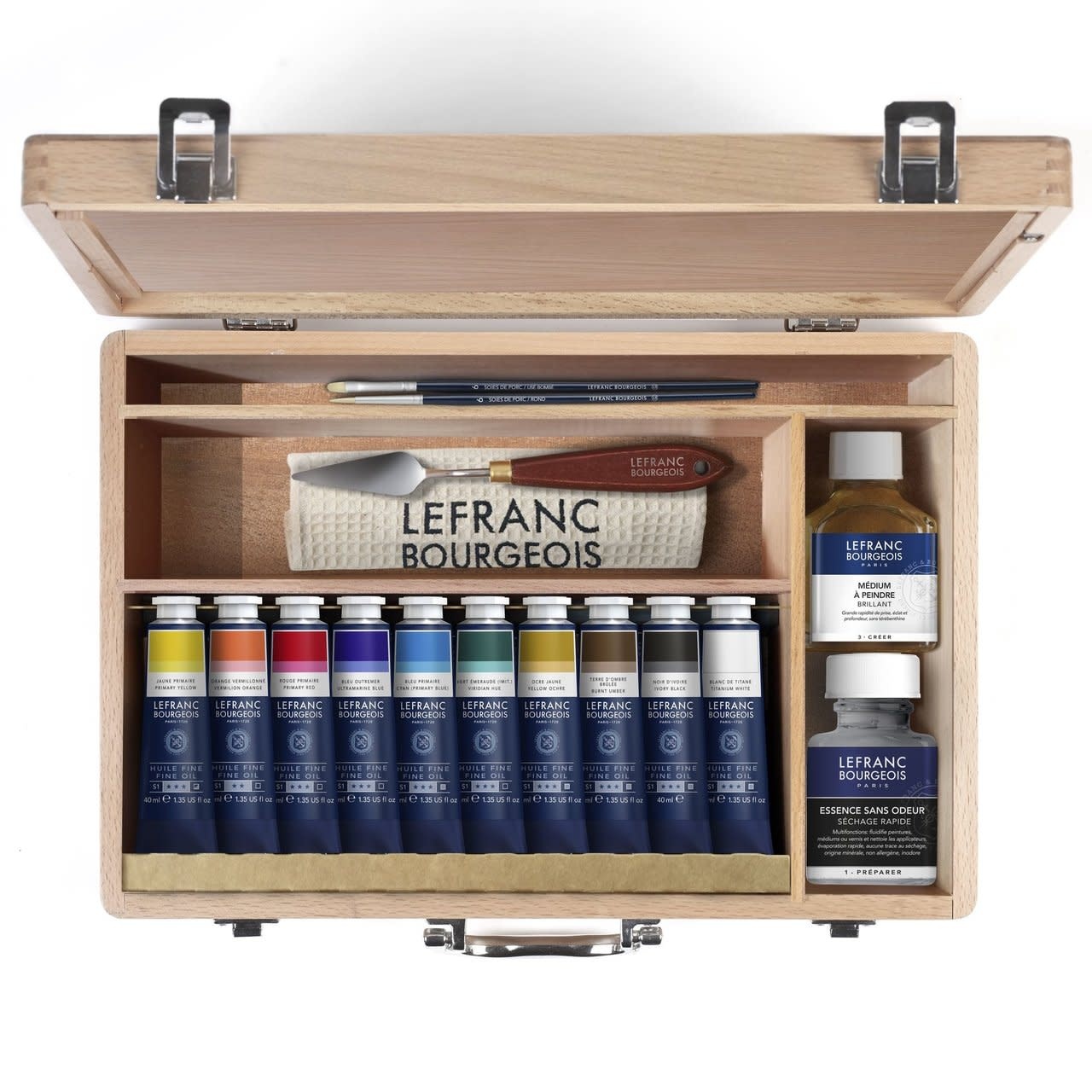 LEFRANC BOURGEOIS Huile Fine Couleur Deluxe Case Row