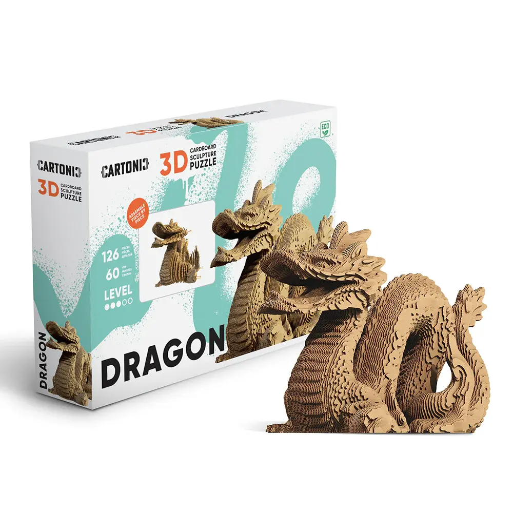 Cartonic Sculpture-Puzzle 3D - Dragon