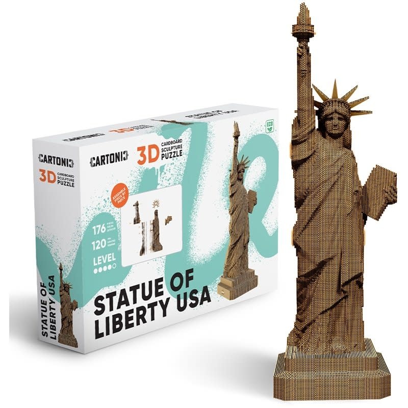 Cartonic Sculpture-Puzzle 3D - la Statue de la Liberté