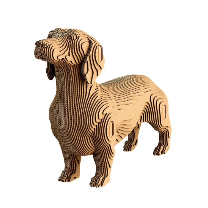Cartonic Sculpture-Puzzle 3D - Chien Dachsund