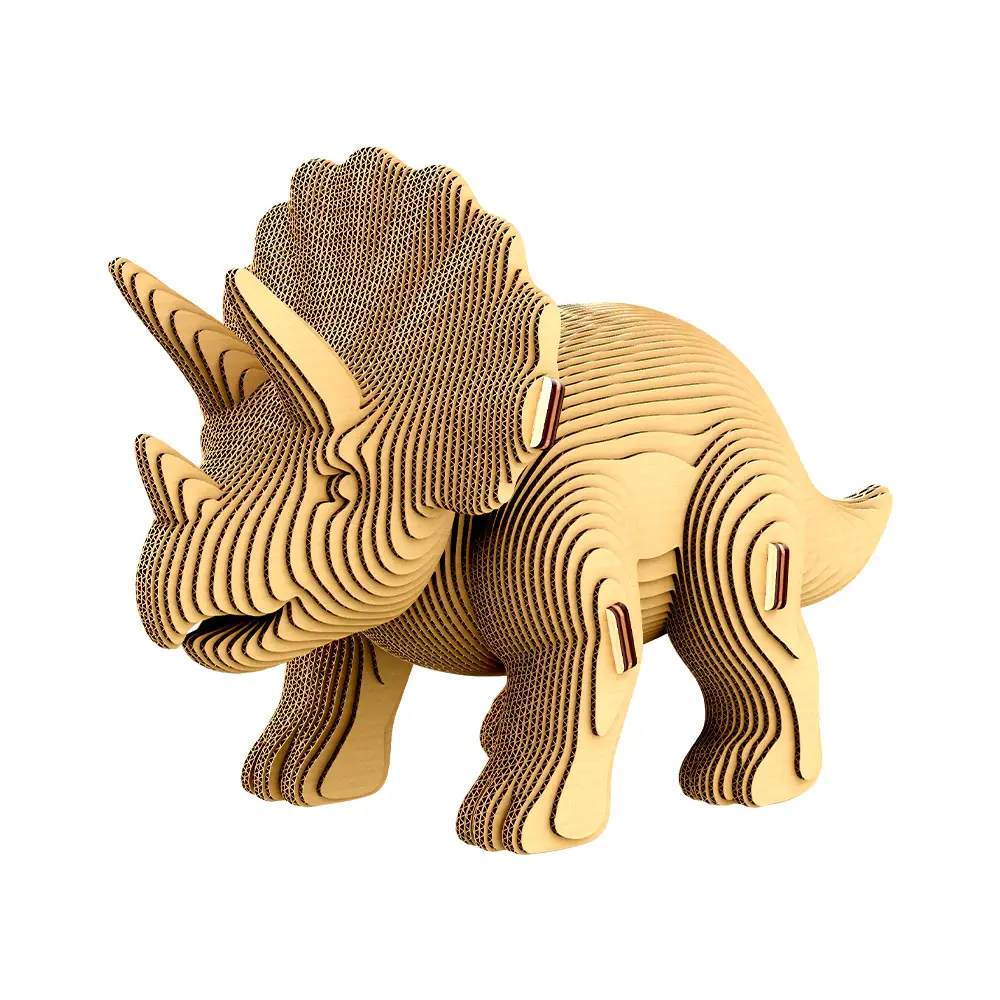 Cartonic Sculpture-Puzzle 3D - Trio Dinosaures