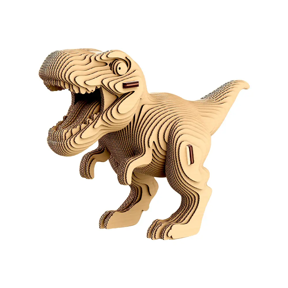 Cartonic Sculpture-Puzzle 3D - Trio Dinosaures