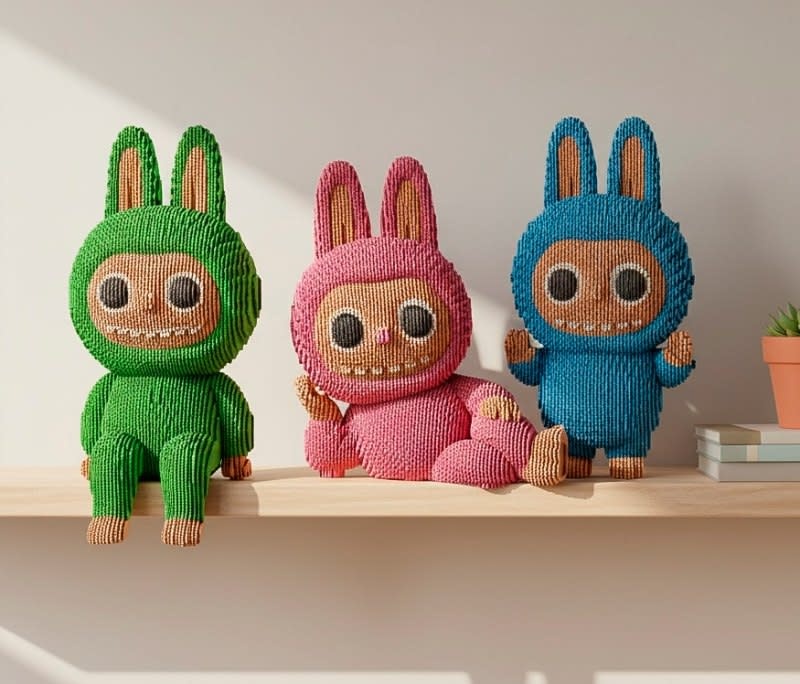 Cartonic Sculpture-Puzzle 3D - Trio Laboubou