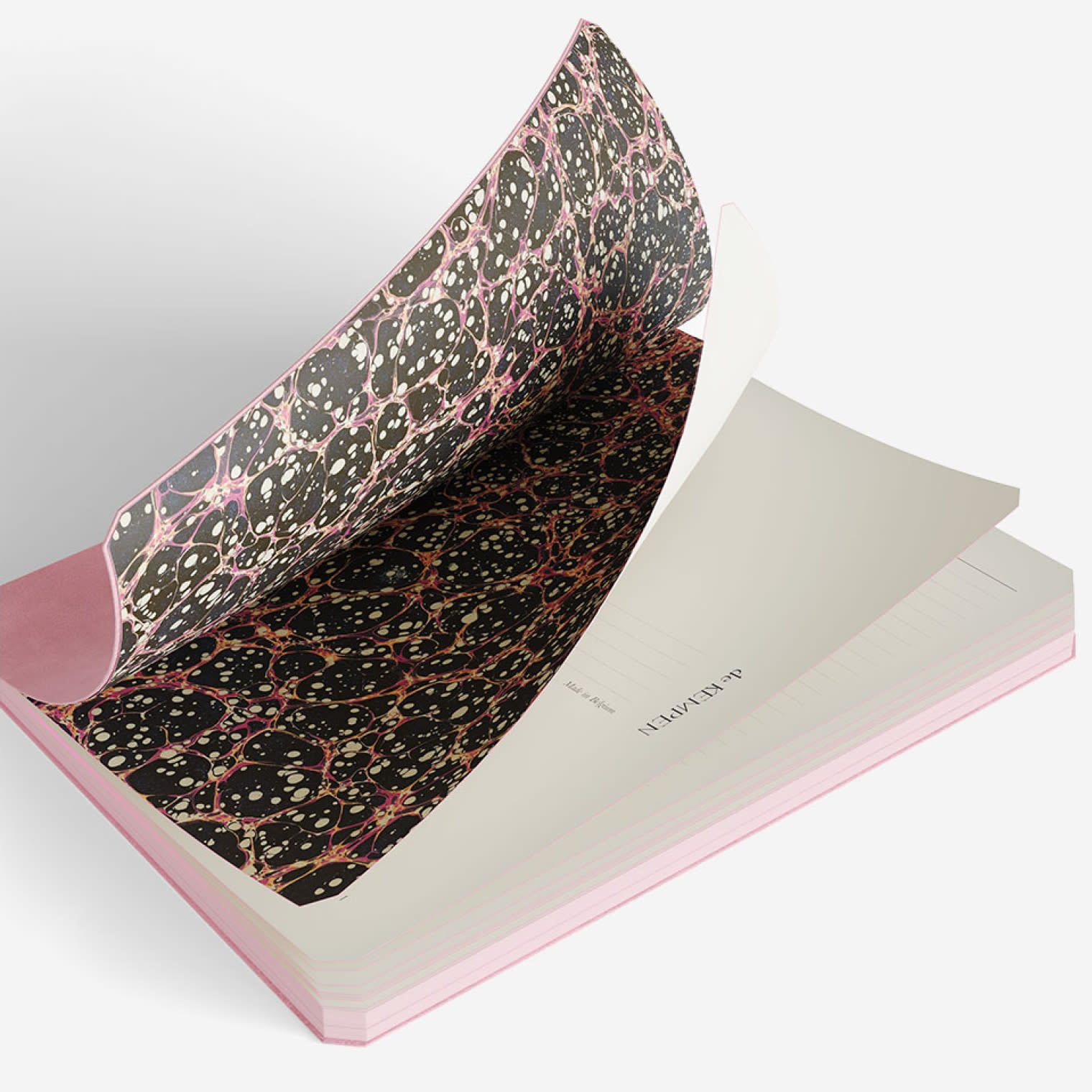 KEMPEN Carnet large 17x22cm 192 pages lignées 90g - Brut