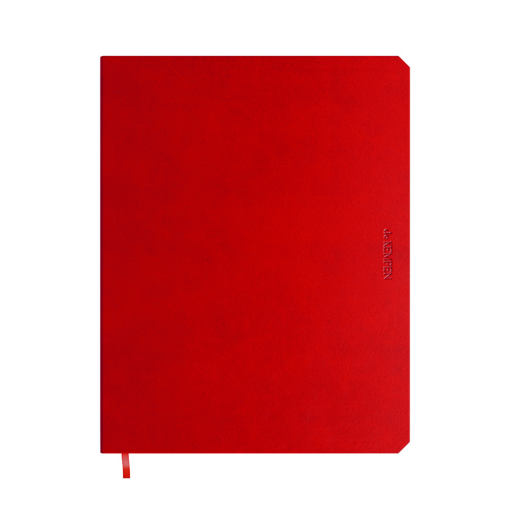 KEMPEN Carnet large 17x22cm 192 pages lignées 90g - Poppy