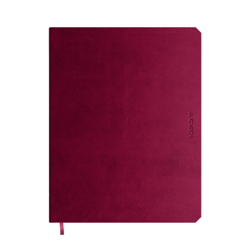 KEMPEN Carnet large 17x22cm 192 pages lignées 90g - Amarone