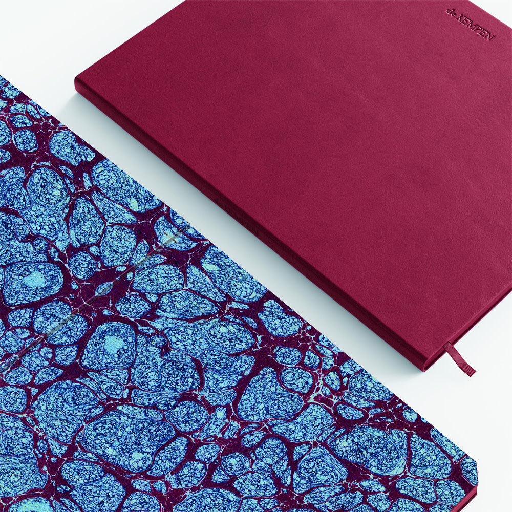 KEMPEN Carnet large 17x22cm 192 pages lignées 90g - Amarone