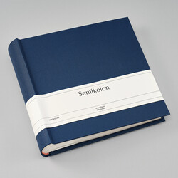 SEMIKOLON Album photos Classic 200 Pochettes Marine pages crème 23x22cm