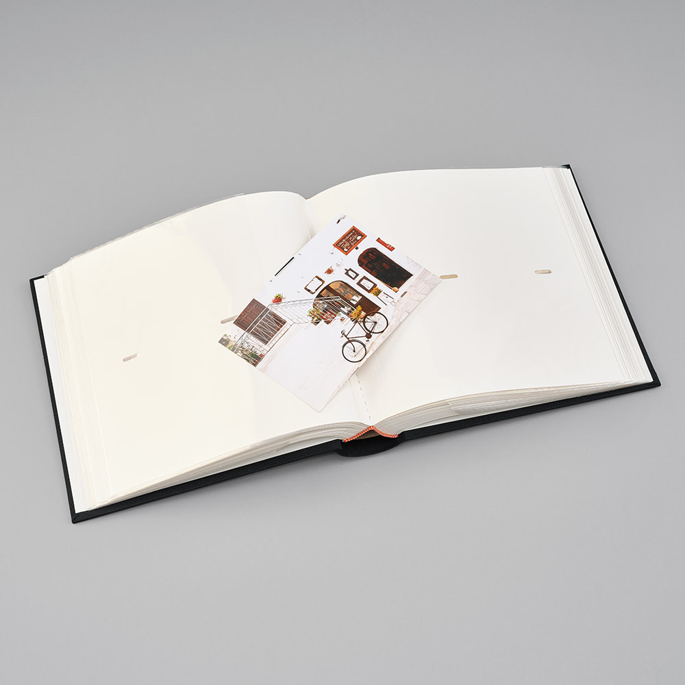 SEMIKOLON Album photos Classic 200 Pochettes Noir pages crème 23x22cm