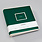 SEMIKOLON Album photos Jumbo Vert Mousse pages crème 30x30cm