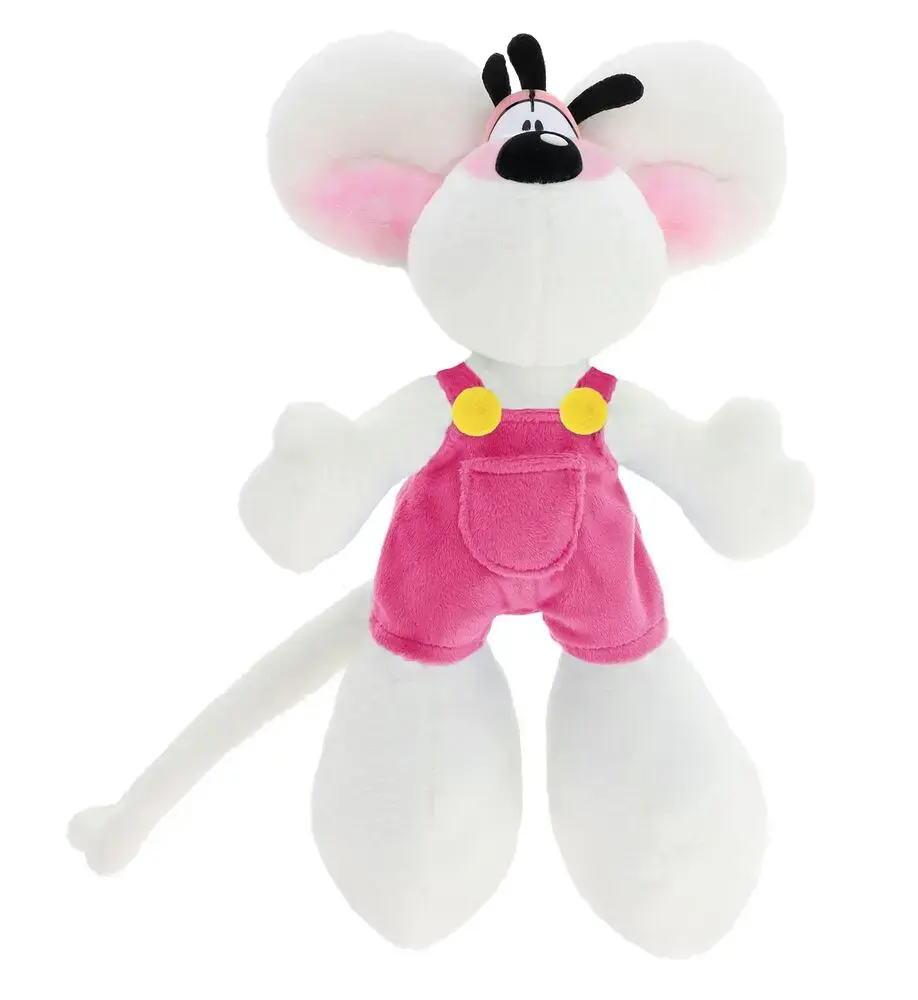 DIDDL Peluche Diddl En Salopette Rose 20Cm