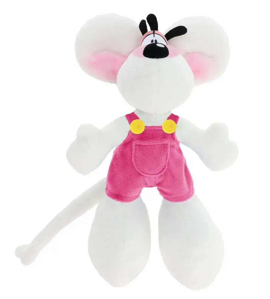 DIDDL Peluche Diddl En Salopette Rose 30Cm