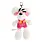 DIDDL Porte-Clés Peluche Diddl En Salopette Rose 15Cm