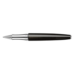 CARAN D'ACHE Stylo Roller, Léman De Nuit Argenté/Rhodié