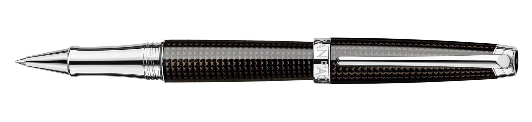 CARAN D'ACHE Stylo Roller, Léman De Nuit Argenté/Rhodié