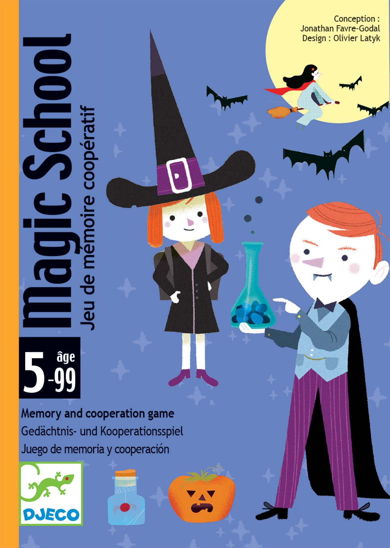 DJECO Jeux De Cartes Magic School