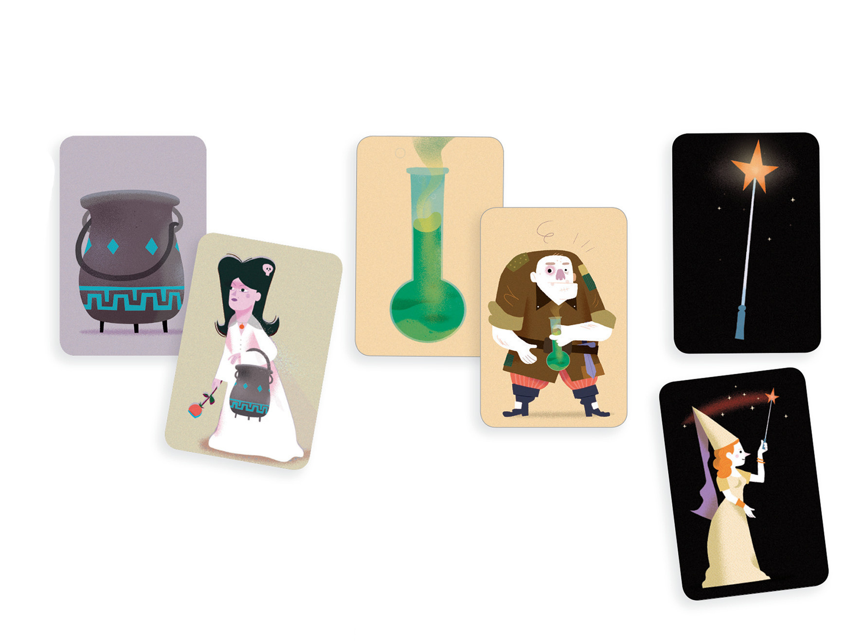 DJECO Jeux De Cartes Magic School