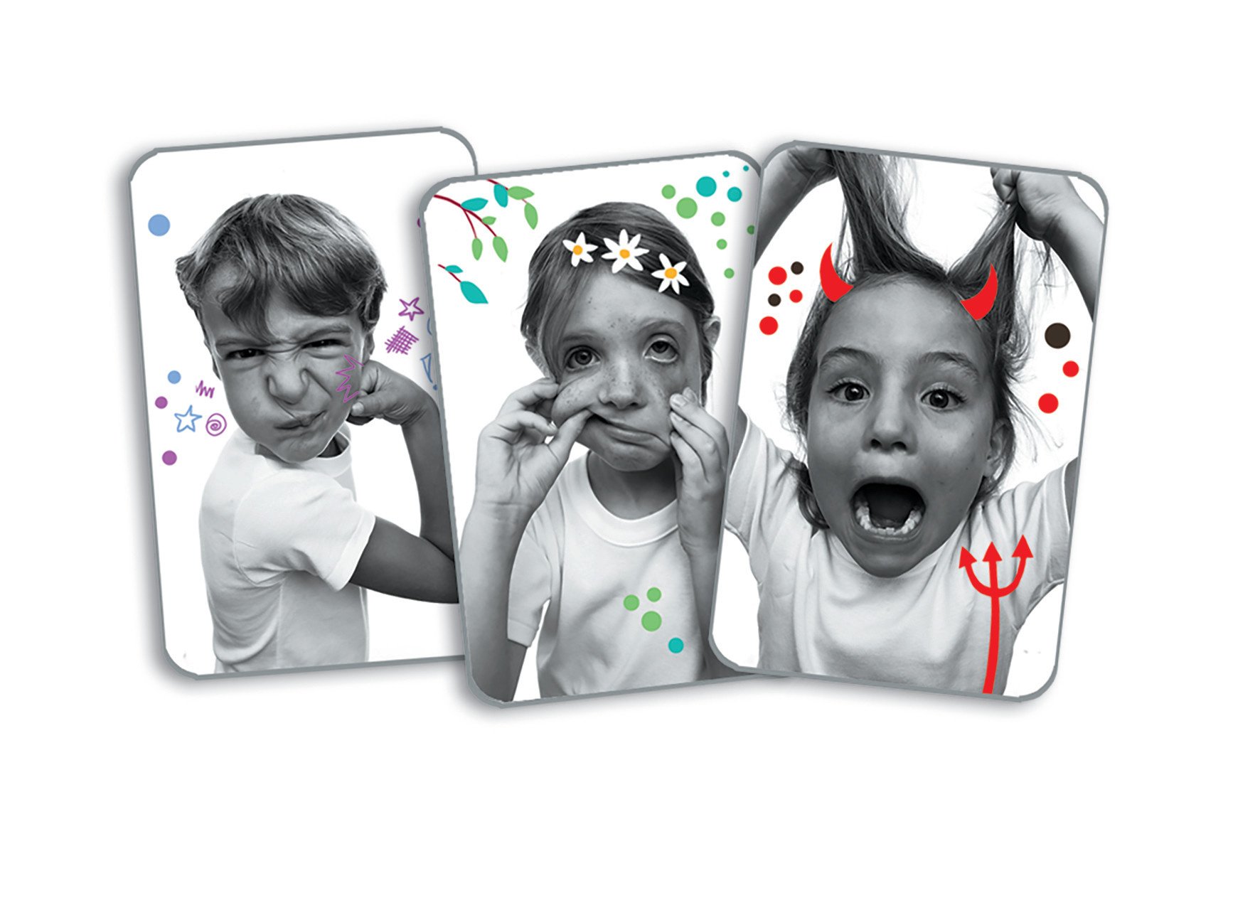 DJECO Jeux De Cartes Grimaces