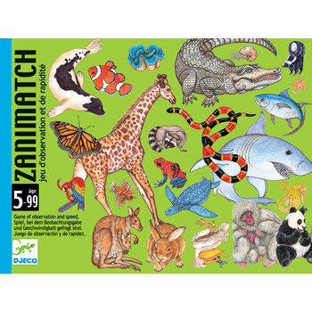 DJECO Jeux De Cartes Zanimatch