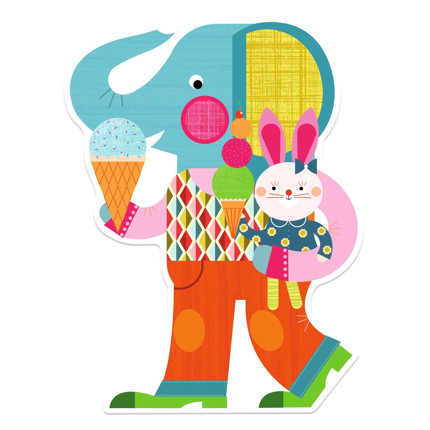 DJECO Les Petits Cadeaux Des Petits - Coloriage  Animalo-Len