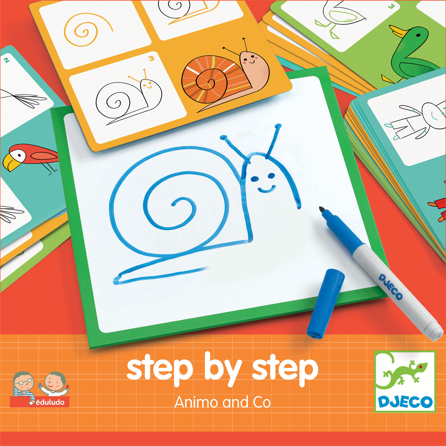 DJECO Eduludo Step By Step - Animals & Co