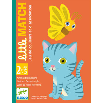 DJECO Jeux De Cartes Des Tout-Petits Little Match