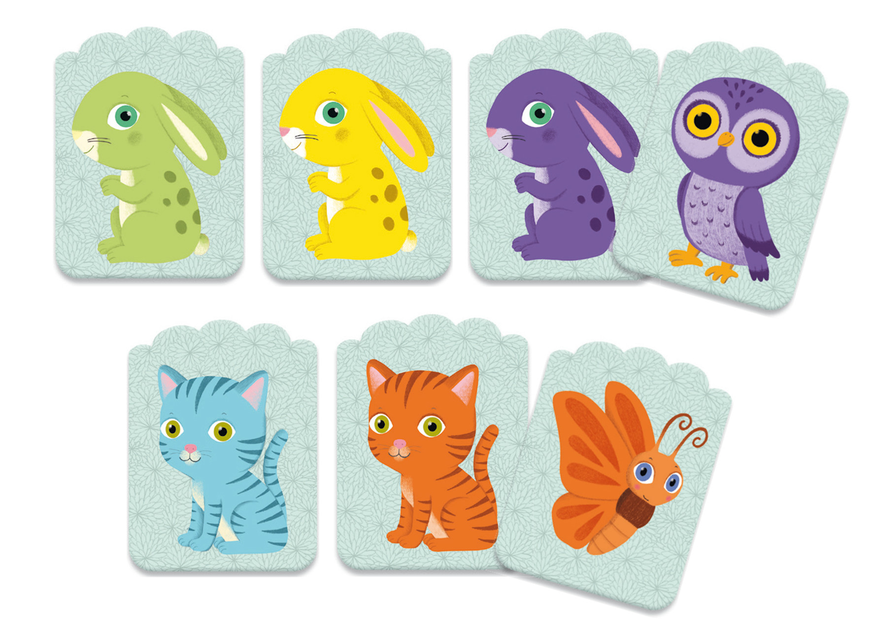DJECO Jeux De Cartes Des Tout-Petits Little Match