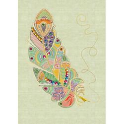 EDITIONS DU DESASTRE Broderie - Cahier 48p lignées 80g - Plume 15x21cm