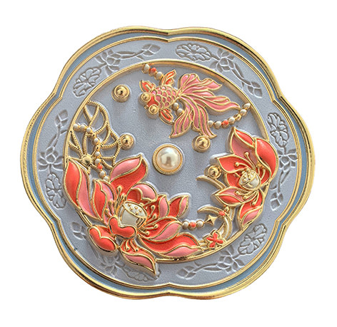 EDITIONS DU DESASTRE Broderie- miroir - Poisson ∅ 8cm