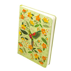 EDITIONS DU DESASTRE Broderie - Carnet brodé 192p lignées 100g - Colibri 14,5x20,5cm