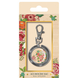 EDITIONS DU DESASTRE Broderie - Accroche-sac - Fleurs 8cm